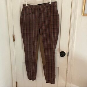Women’s Plaid Riding Pants